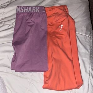 2 gymshark size s leggings